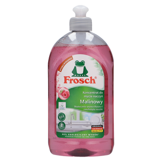 Frosch, koncentrat do mycia naczyń, malinowy, 500 ml - zdjęcie produktu