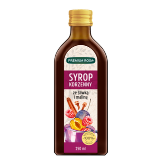Premium Rosa Syrop korzenny ze śliwką i maliną, 250 ml - zdjęcie produktu