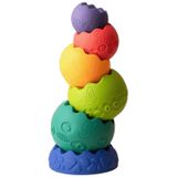 Mom's Care, zabawka edukacyjna, Piramida Sensoryczna, od urodzenia, 6 elementów - miniaturka zdjęcia produktu