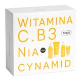 Zestaw Ziaja Witamina C.B3 Niacynamid, krem na przebudzenie, 50 ml + balsam do ciała, 200 ml + tonik, 190 ml + żel oczyszczający, 190 ml - miniaturka zdjęcia produktu