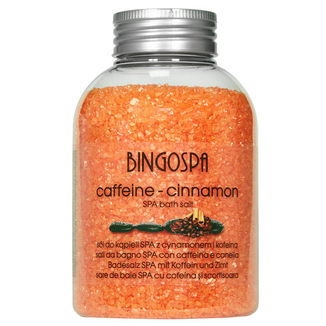 Bingospa, sól do kąpieli SPA z cynamonem i kofeiną, 600 g - zdjęcie produktu