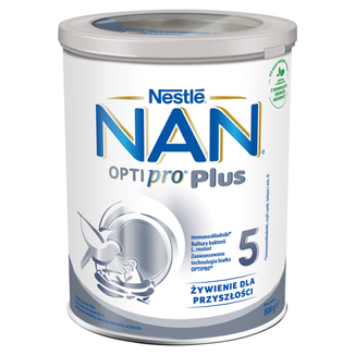 Nestle NAN Optipro Plus 5, produkt na bazie mleka dla dzieci po 2,5 roku, 800 g - zdjęcie produktu