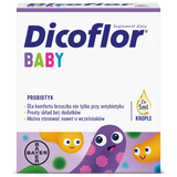 Zestaw Dicoflor Baby, dla niemowląt i dzieci, krople, 2 x 5 ml - miniaturka zdjęcia produktu