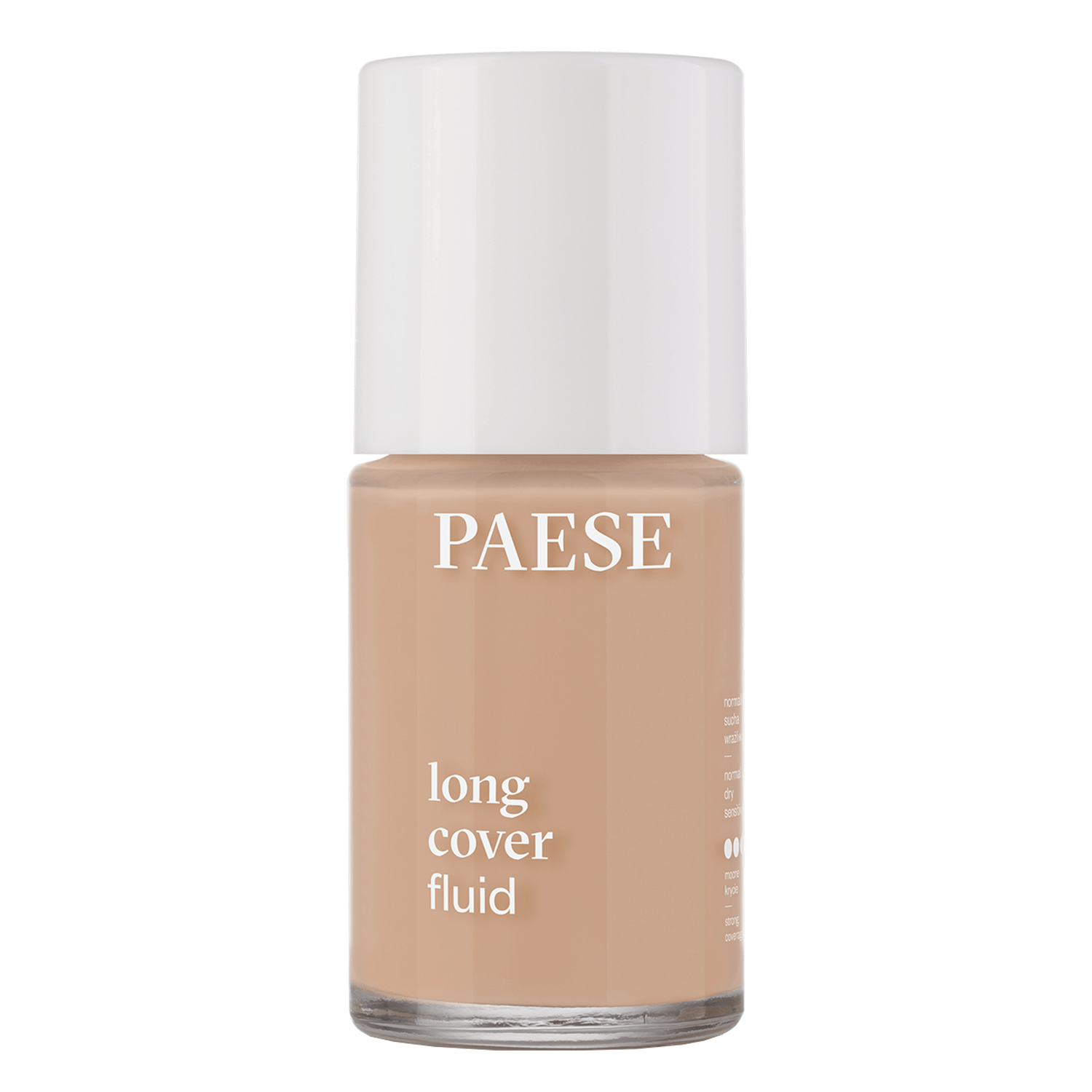 Paese Paese Long Cover Fluid 04 Opalony, podkład kryjący, 30 ml