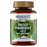 Humavit Drożdże Piwowarskie + Witamina B12, 250 tabletek KRÓTKA DATA Humavit Drożdże Piwowarskie + Witamina B12, 250 tabletek KRÓTKA DATA - miniaturka zdjęcia produktu
