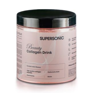 Supersonic Beauty Collagen Drink, smak porzeczkowo-miętowy, 185 g - zdjęcie produktu