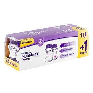 Zestaw Nutridrink Protein na 6 dni, preparat odżywczy, smak neutralny, 4 x 125 ml + smak owoców leśnych, 8 x 125 ml KRÓTKA DATA Zestaw Nutridrink Protein na 6 dni, preparat odżywczy, smak neutralny, 4 x 125 ml + smak owoców leśnych, 8 x 125 ml KRÓTKA DATA - zdjęcie produktu