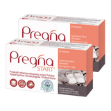 Zestaw Pregna Start, dla kobiet planujących ciążę, 2 x 30 tabletek - miniaturka zdjęcia produktu