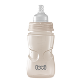 Lovi Trends, butelka ze smoczkiem dynamicznym, Beige, od 3 miesiąca, 240 ml - miniaturka zdjęcia produktu