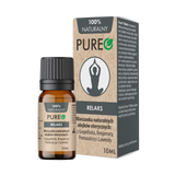 Pureo Relaks, mieszanka naturalnych olejków eterycznych, 10 ml USZKODZONE OPAKOWANIE - miniaturka zdjęcia produktu