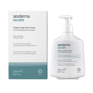 Sesderma Salises, pienisty krem do mycia twarzy, bez mydła, 250 ml - zdjęcie produktu