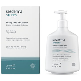 Sesderma Salises, pienisty krem do mycia twarzy, bez mydła, 250 ml - zdjęcie produktu