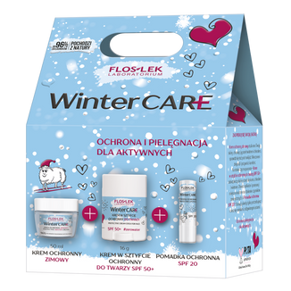 Zestaw Floslek Winter Care, krem ochronny zimowy, 50 ml + krem w sztyfcie, 24 g + pomadka, 4 g KRÓTKA DATA Zestaw Floslek Winter Care, krem ochronny zimowy, 50 ml + krem w sztyfcie, 24 g + pomadka, 4 g KRÓTKA DATA - zdjęcie produktu