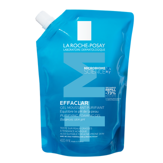 La Roche-Posay Effaclar, żel oczyszczający do skóry tłustej i wrażliwej, zapas, 400 ml - zdjęcie produktu