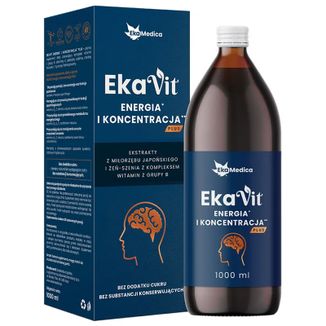 EkaMedica EkaVit Energia i Koncentracja Plus, 1 l - zdjęcie produktu