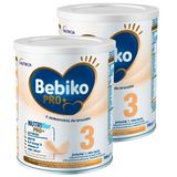 Zestaw Bebiko Pro+ 3 Nutriflor Pro+, mleko modyfikowane, powyżej 1 roku, 2 x 700 g - miniaturka zdjęcia produktu