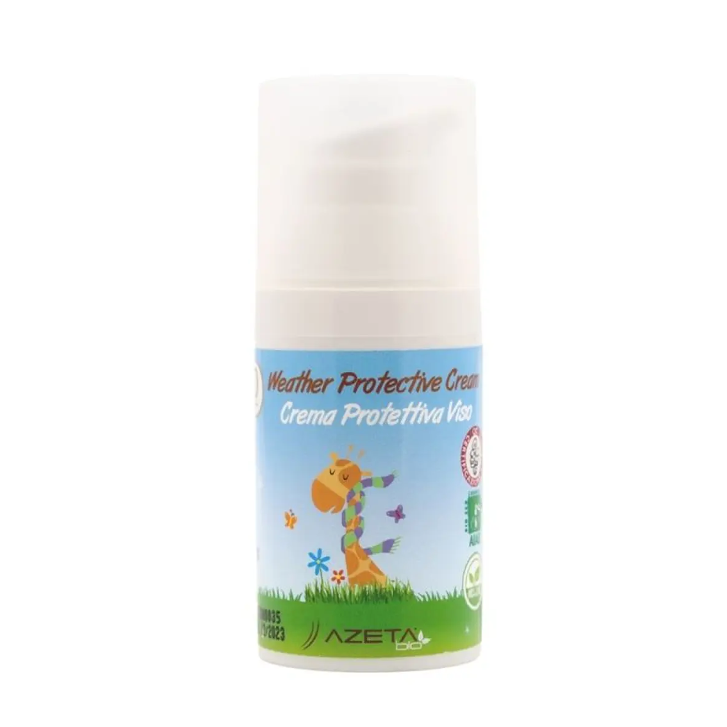 Nieznana Azeta Bio, organiczny krem ochronny na zimę dla dzieci, 30 ml
