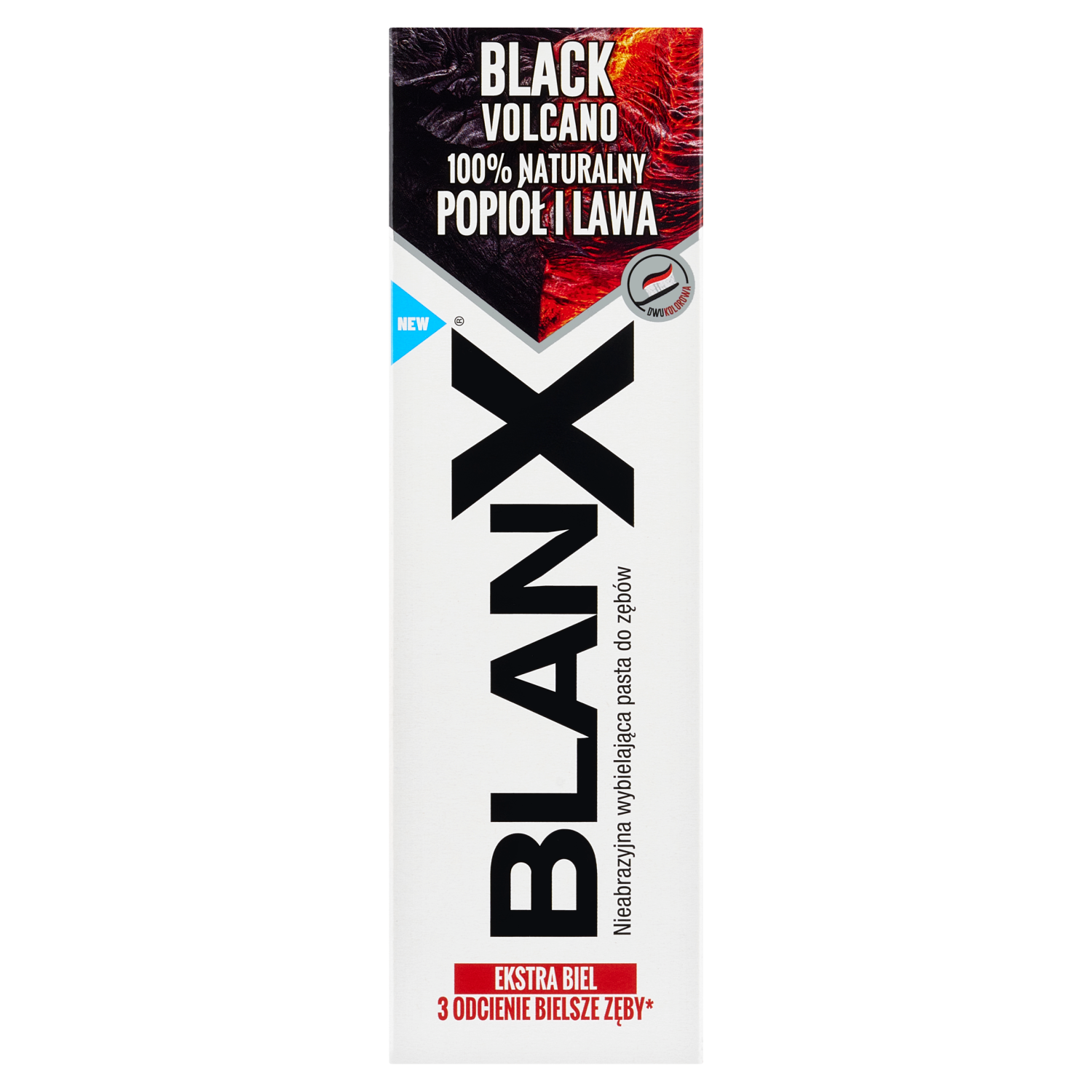 Blanx Blanx Black Volcano, wybielająca pasta do zębów, 75 ml