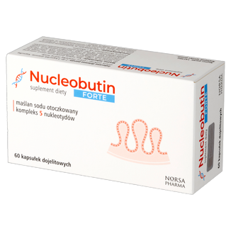 Nucleobutin Forte, 60 kapsułek dojelitowych USZKODZONE OPAKOWANIE - zdjęcie produktu