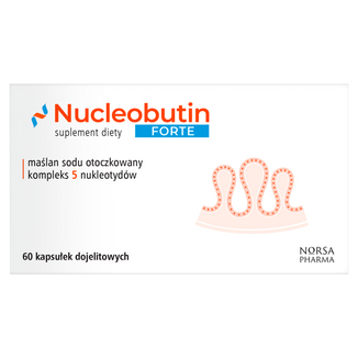 Nucleobutin Forte, 60 kapsułek dojelitowych USZKODZONE OPAKOWANIE - zdjęcie produktu