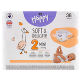 Bella Baby Happy, pieluchy, rozmiar 2 Mini, 3-6 kg, 38 sztuk - miniaturka zdjęcia produktu