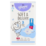 Bella Baby Happy, pieluchy, rozmiar 3 Midi, 5-9 kg, 70 sztuk - miniaturka zdjęcia produktu