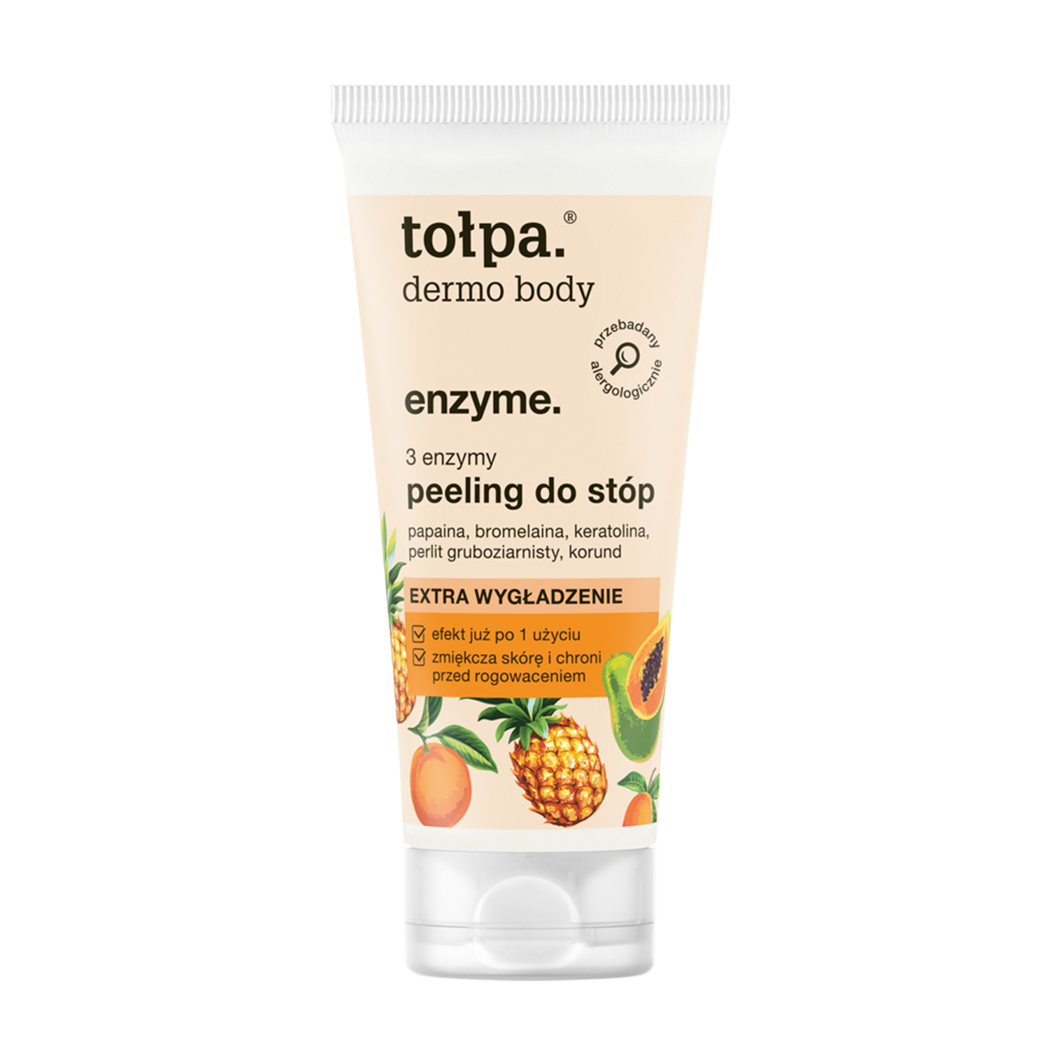 Tołpa Tołpa dermo body enzyme, peeling do stóp, 3 enzymy, 60 ml