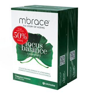 Mbrace Focus Balance, 2 x 30 tabletek - zdjęcie produktu