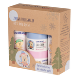 Zestaw Linomag Zimowa Pielęgnacja, oliwka, 200 ml + krem ochronny, 50 ml + żel do mycia ciała, 200 ml + krem na zimę, 50 ml + karta kontrastowa gratis - miniaturka zdjęcia produktu