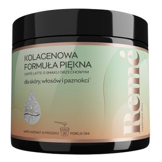 Reme Kolagenowa Formuła Piękna Caffe Latte, smak orzechowy, 150 g KRÓTKA DATA - zdjęcie produktu