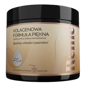 Reme Kolagenowa Formuła Piękna Caffe Latte, smak waniliowy, 150 g KRÓTKA DATA - zdjęcie produktu