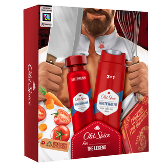 Zestaw Old Spice Chef, dezodorant w sprayu, Whitewater, 150 ml + żel pod prysznic 3w1, Whitewater, 250 ml - zdjęcie produktu