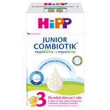 HiPP 3 Junior Combiotik, produkt na bazie mleka, po 1 roku, 550 g - miniaturka zdjęcia produktu