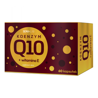 SEMA Lab Koenzym Q10 + witamina E, 60 kapsułek - zdjęcie produktu