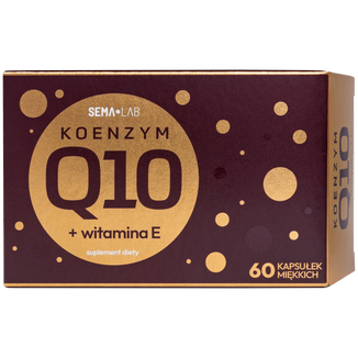 SEMA Lab Koenzym Q10 + witamina E, 60 kapsułek - zdjęcie produktu
