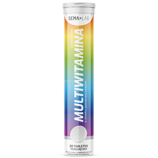 SEMA Lab Multiwitamina, smak pomarańczowy, 20 tabletek musujących - zdjęcie produktu