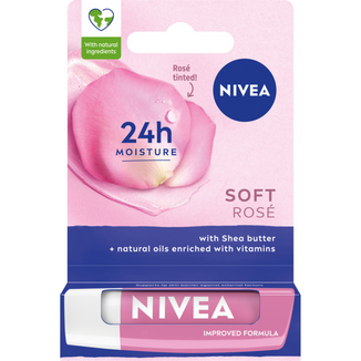 Nivea, pielęgnująca pomadka do ust, Soft Rose, 1 sztuka - zdjęcie produktu