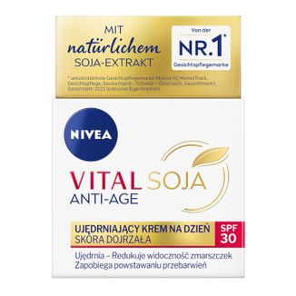 Nivea Vital Soja Anti-Age, ujędrniający krem na dzień, skóra dojrzała, SPF 30, 50 ml - zdjęcie produktu