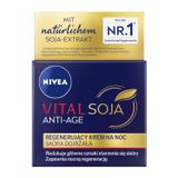 Nivea Vital Soja Anti-Age, regenerujący krem na noc, skóra dojrzała, 50 ml - miniaturka zdjęcia produktu
