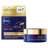 Nivea Vital Soja Anti-Age, regenerujący krem na noc, skóra dojrzała, 50 ml - miniaturka zdjęcia produktu