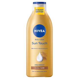 Nivea Sun Touch, brązujący balsam do ciała, do jasnej i średniej karnacji, 400 ml - zdjęcie produktu