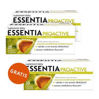 Zestaw Essentia Proactive, 2 x 30 kapsułek + 30 kapsułek gratis - zdjęcie produktu
