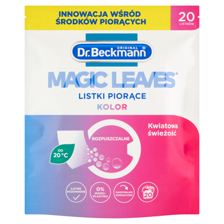 Dr. Beckmann Magic Leaves, chusteczki do prania, kolor, 20 sztuk - zdjęcie produktu