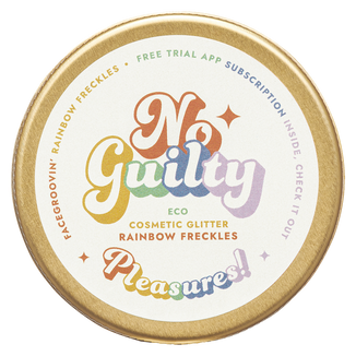 Ministerstwo Dobrego Mydła Facegroovin' Eco Glitter, bio brokat do zdobienia ciała i twarzy, Rainbow Freckles, 10 g - zdjęcie produktu