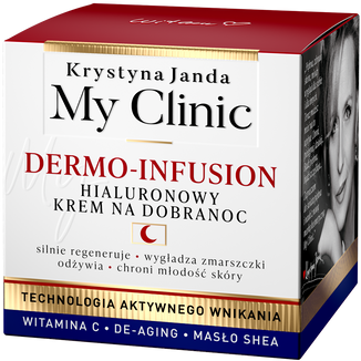 Janda My Clinic Dermo-Infusion, hialuronowy krem na dobranoc, 50 ml - zdjęcie produktu