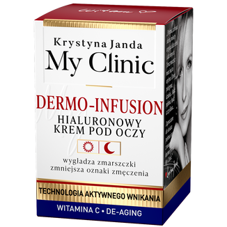 Janda My Clinic Dermo-Infusion, hialuronowy krem pod oczy, 15 ml KRÓTKA DATA - zdjęcie produktu