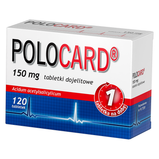 Polocard 150 mg, 120 tabletek dojelitowych USZKODZONE OPAKOWANIE - zdjęcie produktu