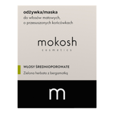 Mokosh, odżywka-maska do włosów matowych o przesuszonych końcówkach, zielona herbata z bergamotką, 180 ml - miniaturka zdjęcia produktu