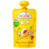 Fruchtbar Mus owocowy Bio w tubce, banan, brzoskwinia, mango, po 6 miesiącu, 100 g - miniaturka zdjęcia produktu