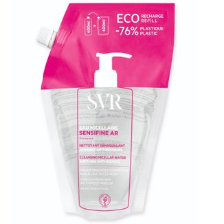 SVR Sensifine AR Eau Micellaire, łagodząca woda micelarna do skóry naczynkowej, refill, 400 ml - zdjęcie produktu
